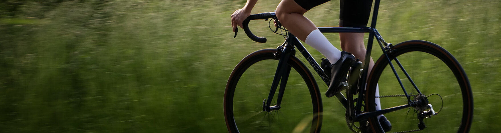 cycling black shoes white socks