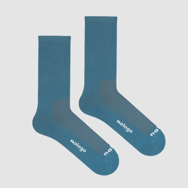 nologo ocean blue cycling socks: enduring style and unmatched comfort.