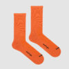 nologo orange cycling socks: the epitome of comfort and style for competitive and classy cyclists.