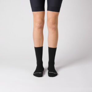 nologo black cycling socks: essential gear, offering comfort and durability.