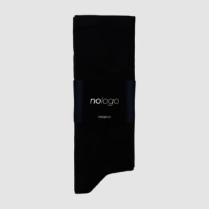 nologo classic black cycling socks: timeless style and performance.