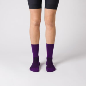 nologo purple cycling socks: essential gear, offering comfort and durability.