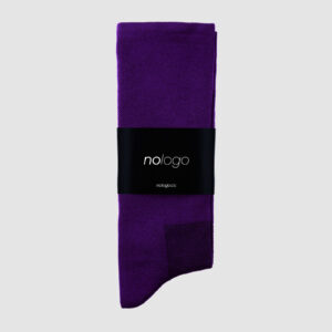 nologo purple cycling socks: a staple in every cyclist's wardrobe, combining comfort with style.