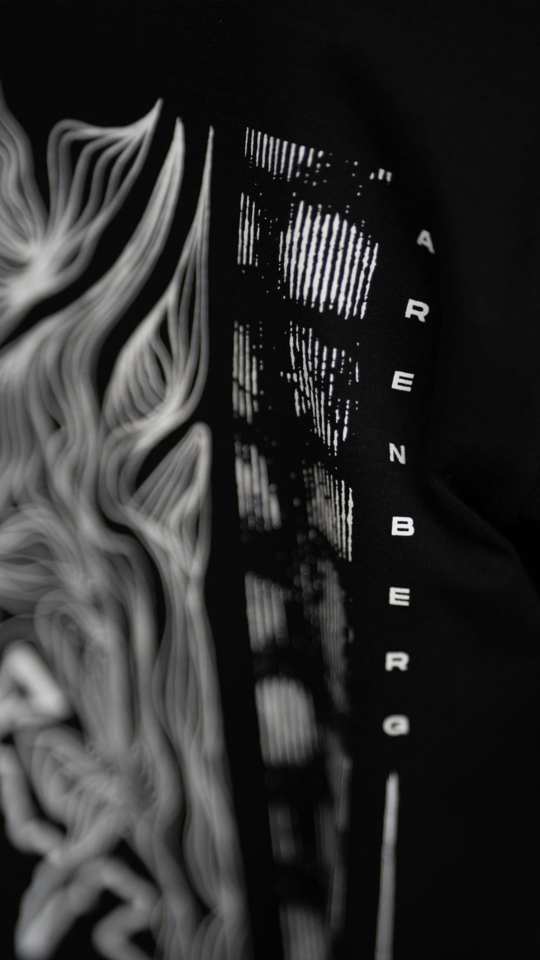 Arenbergdetail op t-shirt