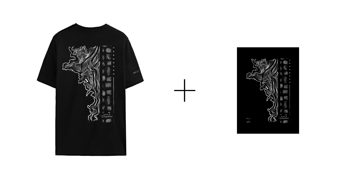 Arenberg t-shirt + printbundel